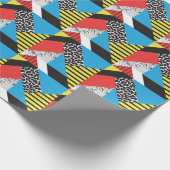 Moderne Geometrie: Abstrakter Nahtloser Stil Geschenkpapier (Ecke)