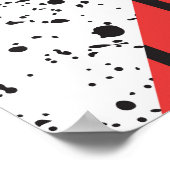 Moderne Geometrie: Abstrakter Nahtloser Stil Poster (Ecke)