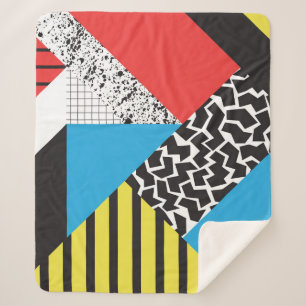 Moderne Geometrie: Abstrakter Nahtloser Stil Sherpadecke