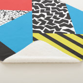 Moderne Geometrie: Abstrakter Nahtloser Stil Sherpadecke (3/4)