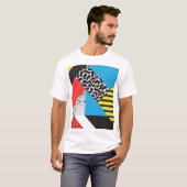 Moderne Geometrie: Abstrakter Nahtloser Stil T-Shirt (Vorne ganz)