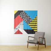 Moderne Geometrie: Abstrakter Nahtloser Stil Wandteppich (Beispiel)