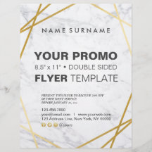 Moderne Geometrie aus Minimalistischem Gold-Marmor