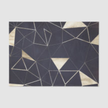 Moderne Geometrie aus Schwarz und Gold