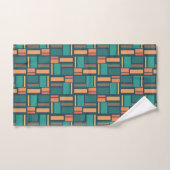 Moderne Geometrie Badhandtuch Set (Handtuch)