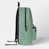 Moderne Geometrie Bedruckter Rucksack (Links)
