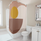 Moderne Geometrie des Mittelalters Duschvorhang (Beispiel)