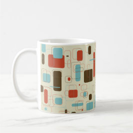 Moderne Geometrie des Mitteljahrhunderts Kaffeetasse