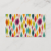 Moderne Geometrie des Mitteljahrhunderts Visitenkarte (Rückseite)