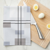 Moderne Geometrie des Mittelzentrums 16 Geschirrtuch (Viertel Falte)