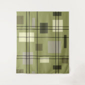 Moderne Geometrie des Mittelzentrums 18 Wandteppich (Vorderseite)