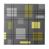 Moderne Geometrie des Mittelzentrums 4 Fliese (Vorderseite)