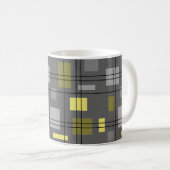 Moderne Geometrie des Mittelzentrums 4 Kaffeetasse (VorderseiteRechts)
