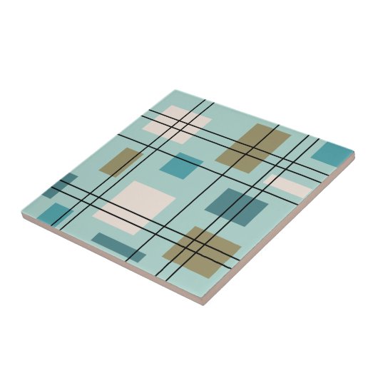 Moderne Geometrie des Mittelzentrums 5 Fliese (Seite)