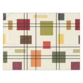 Moderne Geometrie des mittleren Jahrhunderts 1 Tischdecke (Vorderseite (Horizontal))