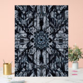 Moderne Geometrie: Digitale Citadel H-16 Acrylschild (Hochzeit)