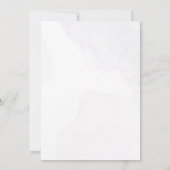 Moderne Geometrie Einladung (Rückseite)