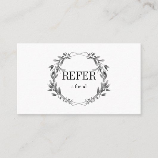 Moderne Geometrie Empfehlungskarte (Vorderseite)