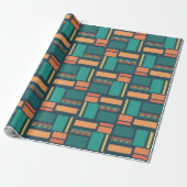 Moderne Geometrie Geschenkpapier (Ungerollt)
