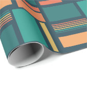 Moderne Geometrie Geschenkpapier (Rolleneckpunkt)