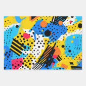 Moderne Geometrie Geschenkpapier Set (Vorderseite)