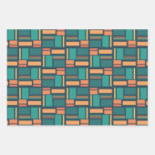 Moderne Geometrie Geschenkpapier Set (Vorderseite 2)