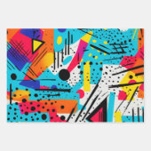 Moderne Geometrie Geschenkpapier Set (Vorderseite 3)