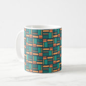 Moderne Geometrie Kaffeetasse (Vorderseite Links)