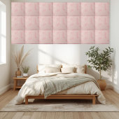 Moderne Geometrie mit Abstraktem Rosa Fliese