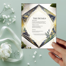 Moderne Geometrie mit Detailkarte für kleine Blume