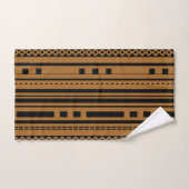 Moderne Geometrie mit festem Hintergrundtuch Badhandtuch Set (Handtuch)