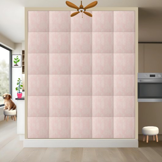 Moderne Geometrie mit Minimalistischem Rosa Fliese