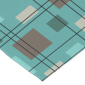 Moderne Geometrie Mitte des Jahrhunderts 8 Kurzer Tischläufer (Ecke)