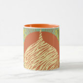 Moderne Geometrie Mitte des Jahrhunderts Tasse (Zentrum)