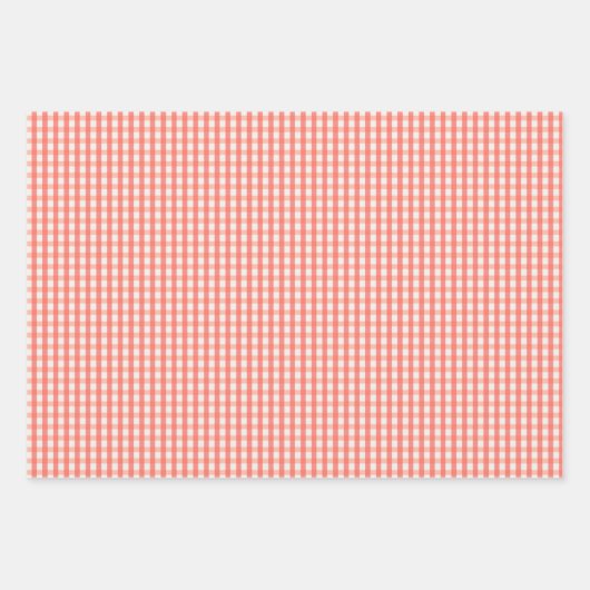 Moderne Geometrie Mitte - Grün & Pfirsichfarben Geschenkpapier Set (Vorderseite 2)