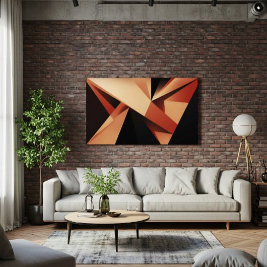 Moderne Geometrie - moderne Abstraktion Leinwanddruck