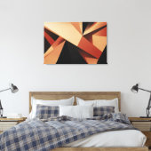 Moderne Geometrie - moderne Abstraktion Leinwanddruck (Insitu (Schlafzimmer))