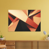 Moderne Geometrie - moderne Abstraktion Leinwanddruck (Insitu (Wohnzimmer))