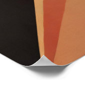 Moderne Geometrie - moderne Abstraktion Poster (Ecke)