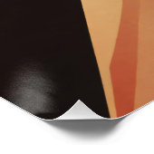 Moderne Geometrie - moderne Abstraktion Poster (Ecke)