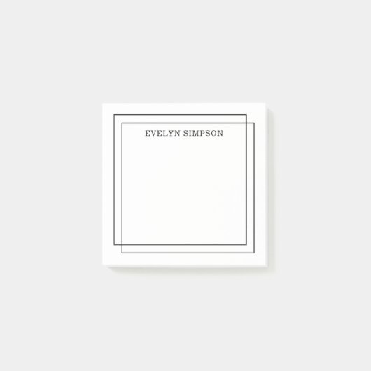 Moderne Geometrie Post-it Klebezettel (Vorderseite)