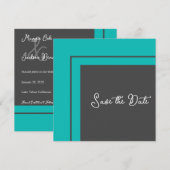 Moderne Geometrie Save the Date (Vorne/Hinten)