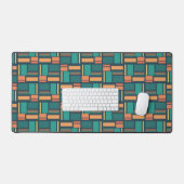 Moderne Geometrie Schreibtischunterlage (Tastatur & Maus)