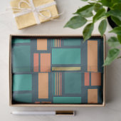 Moderne Geometrie Seidenpapier (Geschenk)