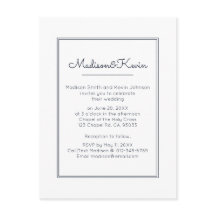 Moderne Geometrie | Simple Blue Wedding