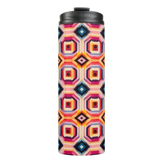 Moderne Geometrie Thermosbecher (Vorderseite)
