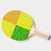 Moderne Geometrie Tischtennis Schläger (Seitenansicht)