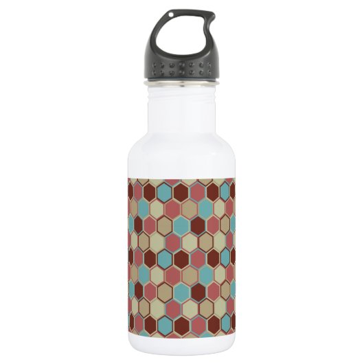 Moderne Geometrie Trinkflasche (Vorderseite)