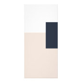 Moderne Geometrie Werbekarte (Hinten)