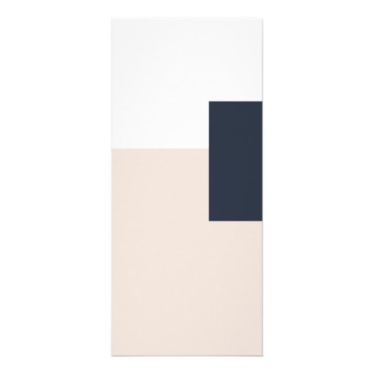 Moderne Geometrie Werbekarte (Hinten)